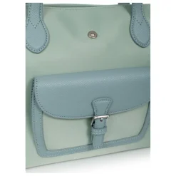 Sac cabas porté main - Moyen KIANA Menthe Willa