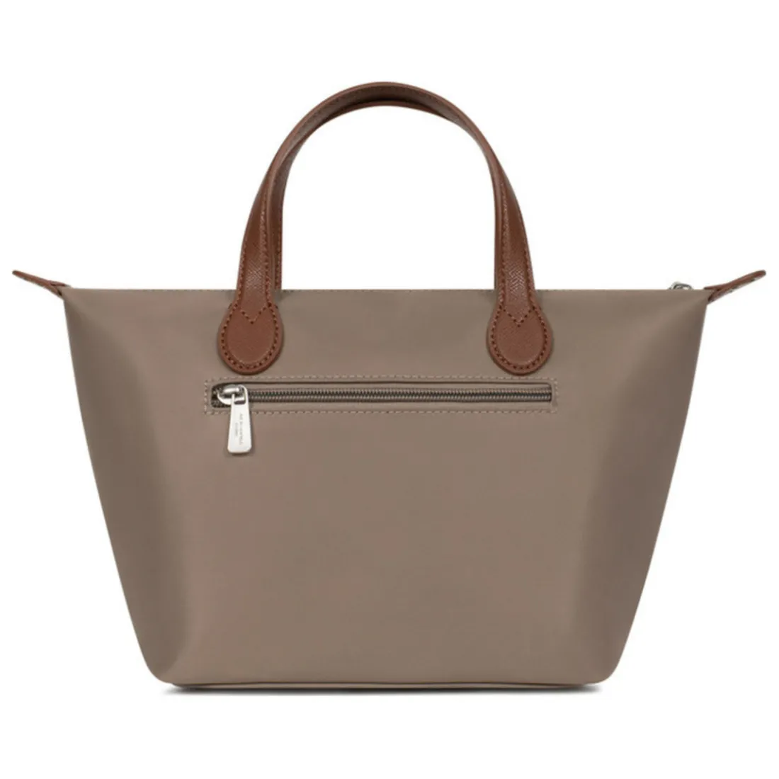 Sac cabas porté main - Petit KIANA Taupe/Marron Ava