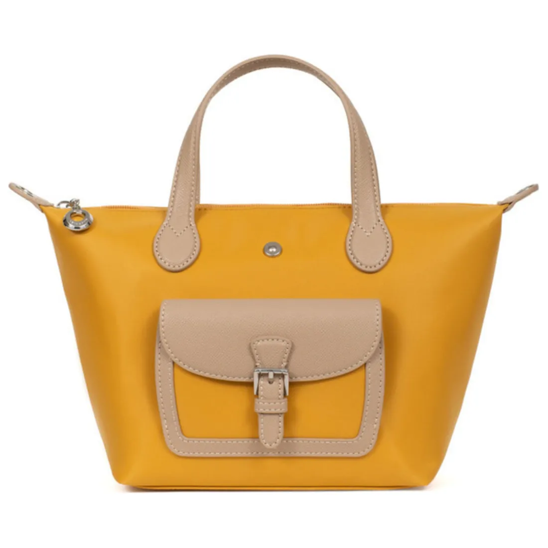 Sac cabas porté main - Petit KIANA Jaune Yael
