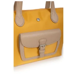 Sac cabas porté main - Petit KIANA Jaune Yael