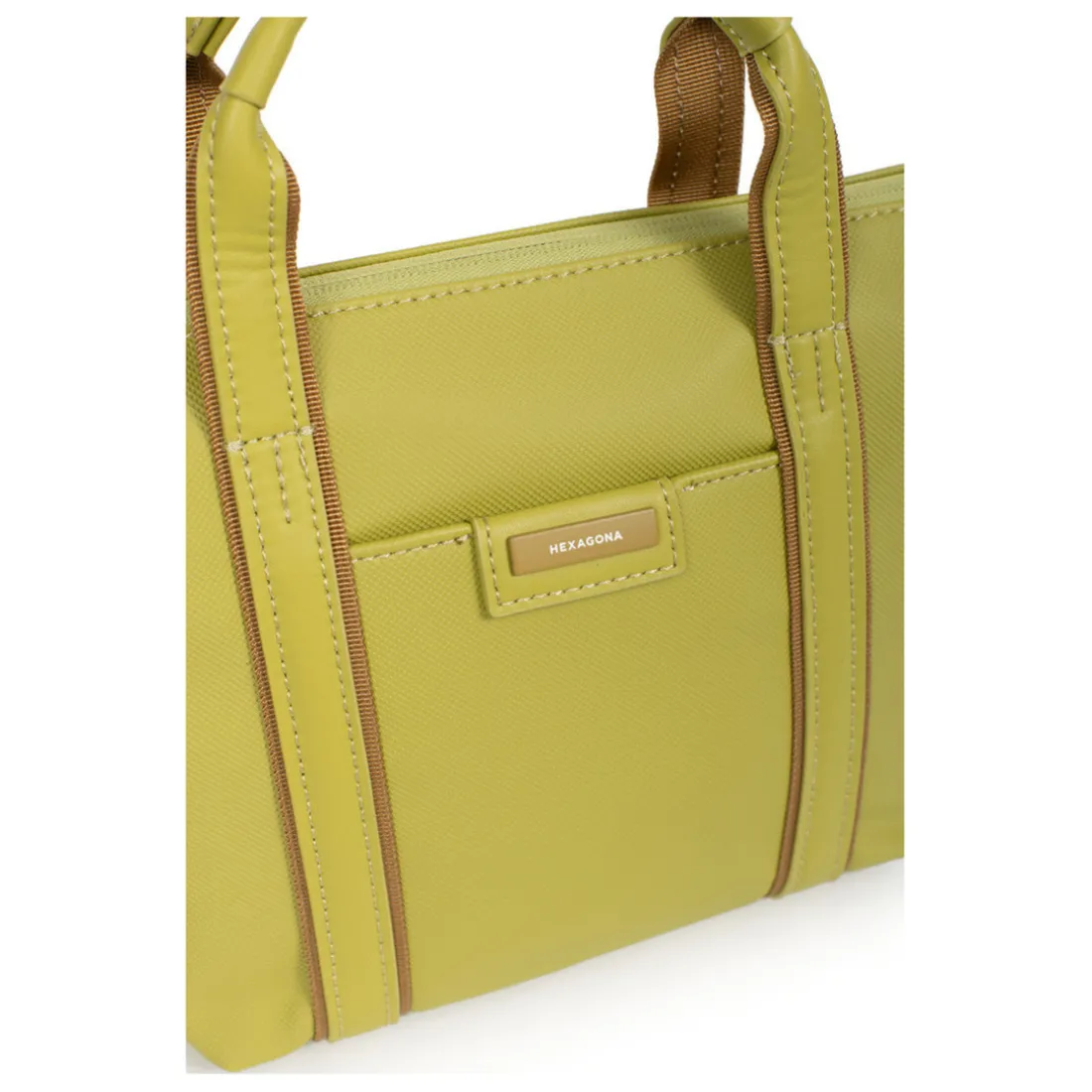 Sac cabas porté main - Petit JOYCE Vert anis Jade
