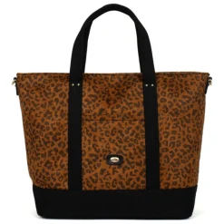 Sac cabas porté main LEONIE Imprimé Fauve Cate