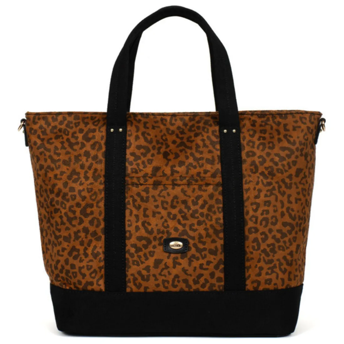 Sac cabas porté main LEONIE Imprimé Fauve Cate
