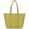 Sac cabas porté épaule A4 - Grand JOYCE Vert anis Elle