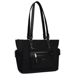 Sac cabas porté épaule A4 YONA Noir Adele