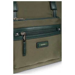 Sac cabas porté épaule A4 YONA Kaki Zara