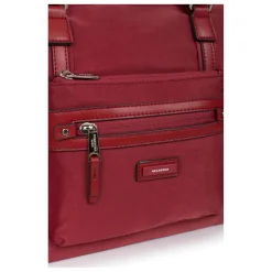 Sac cabas porté épaule A4 YONA Carmin Lou rouge