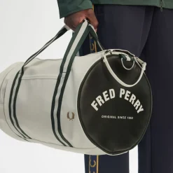 Sac de sport classique écru / nightgreen