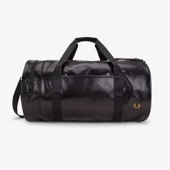 Sac de sport classique ton sur ton noir/doré