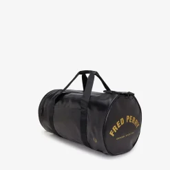 Sac de sport classique ton sur ton noir/doré