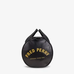 Sac de sport classique ton sur ton noir/doré
