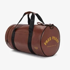 Sac de sport classique ton sur ton marron