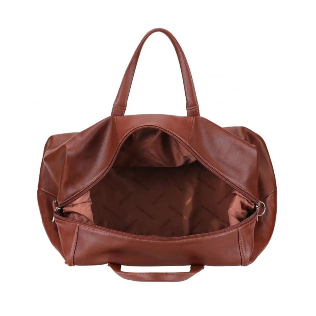 Sac de voyage en cuir cognac
