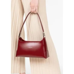 Sac en cuir Suave Ace rouge carmin