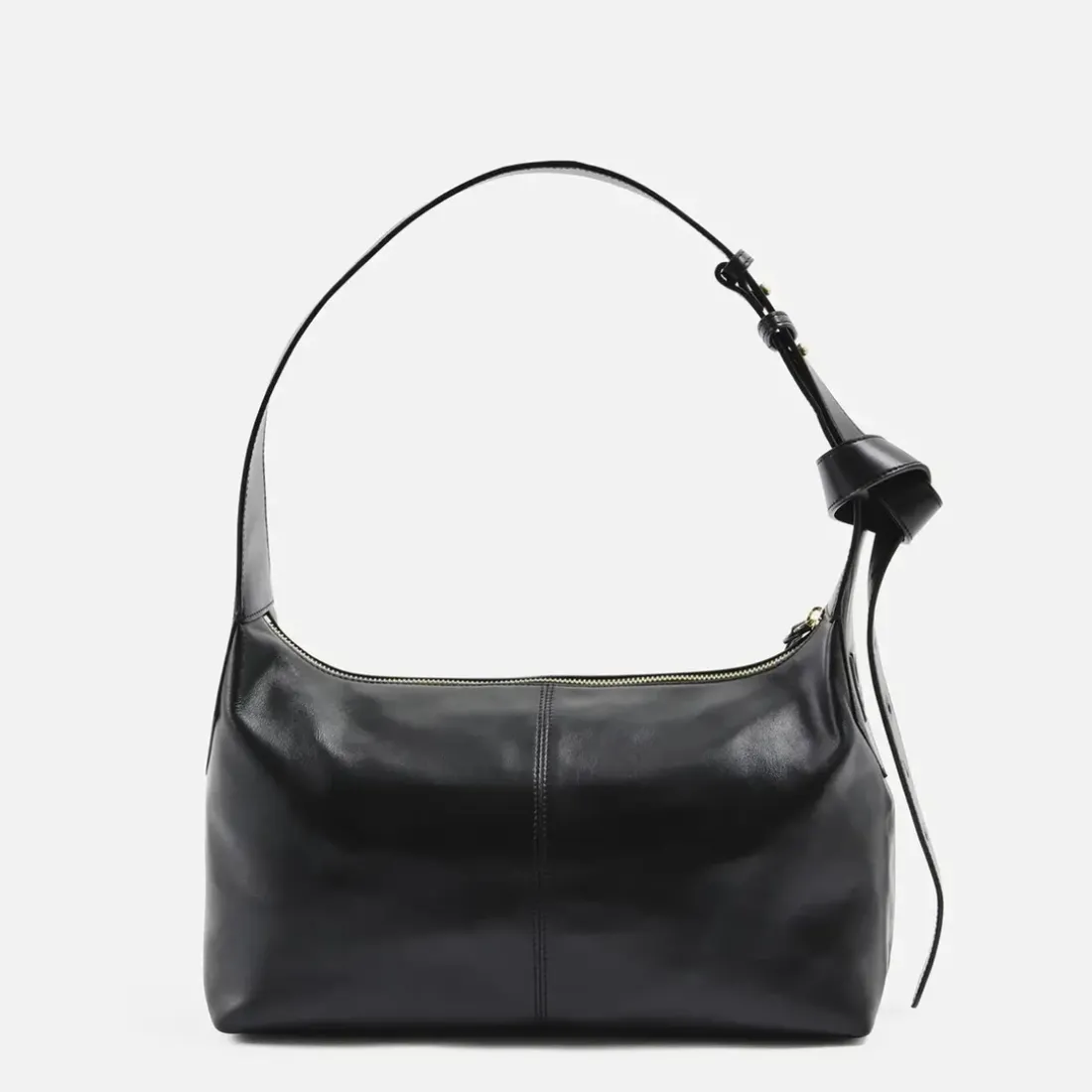 Sac noir en cuir