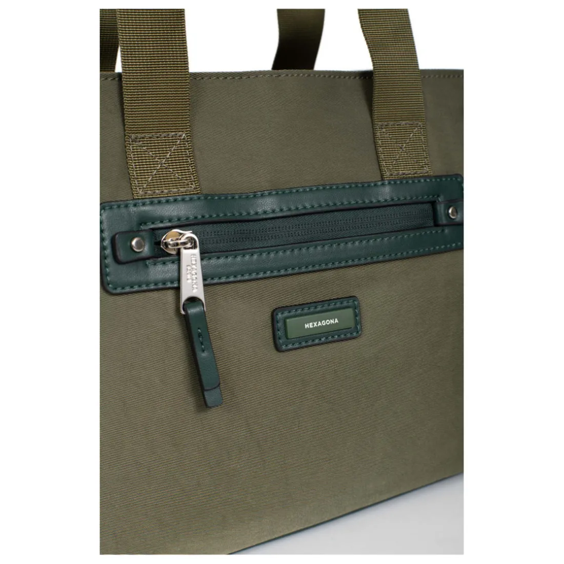 Sac porté main 2 poignées YONA Kaki Ava