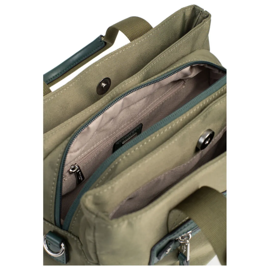 Sac porté main 2 poignées YONA Kaki Ava