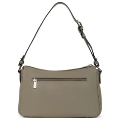 Sac porté épaule 1 anse MIRABELLE Olive en cuir Fawn