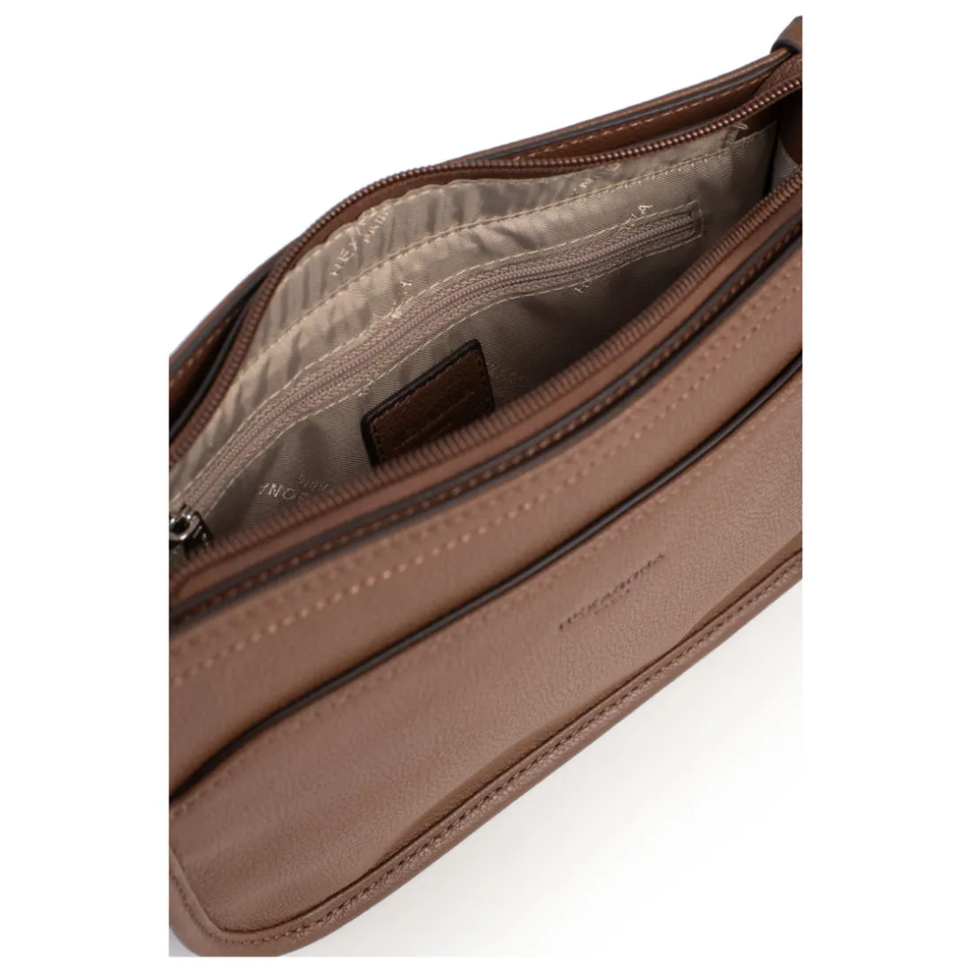 Sac porté travers CONFORT Cognac en cuir Hazel