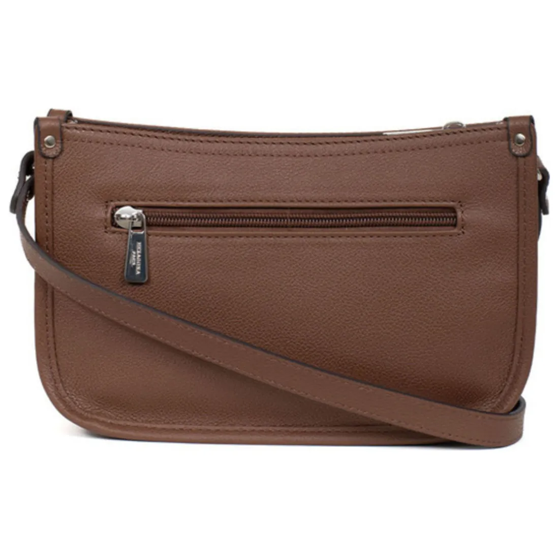 Sac porté travers CONFORT Écorce en cuir Lucy marron