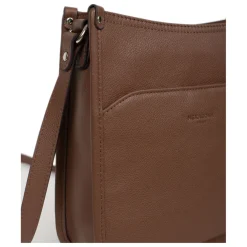 Sac porté travers CONFORT Écorce en cuir Ruth marron