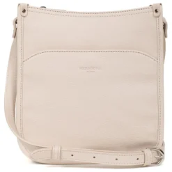 Sac porté travers CONFORT Ivoire en cuir Skye