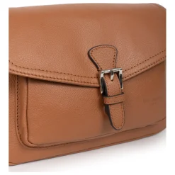 Sac porté travers MIRABELLE Tan en cuir Skye beige moyen