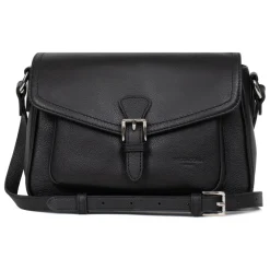 Sac porté travers MIRABELLE Noir en cuir Vivi