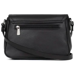 Sac porté travers MIRABELLE Noir en cuir Vivi