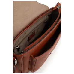 Sac porté travers MIRABELLE Terre en cuir Tara