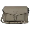 Sac porté travers MIRABELLE Olive en cuir Julia
