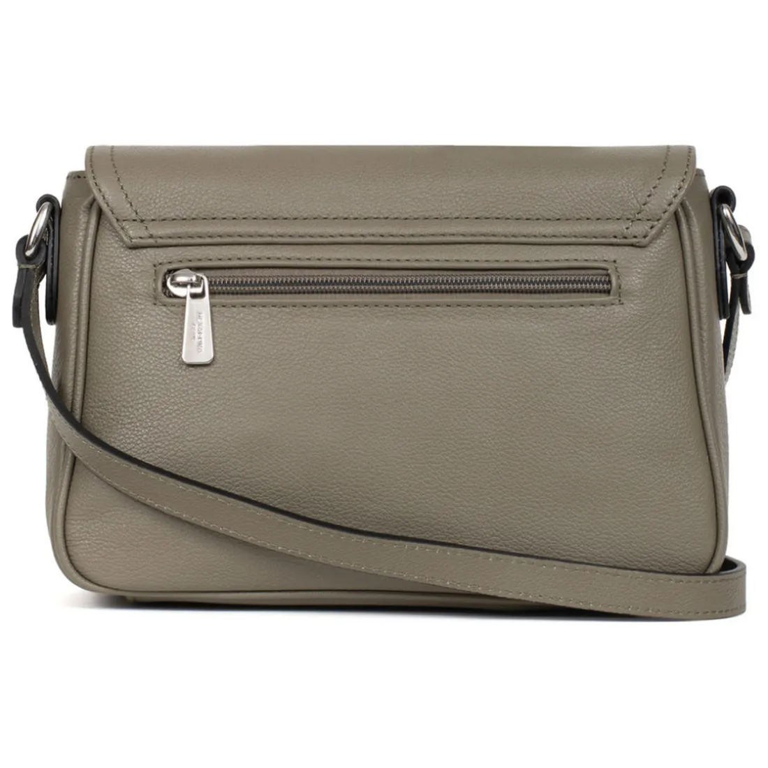 Sac porté travers MIRABELLE Olive en cuir Julia