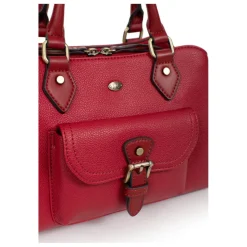 Sac porté travers RONDA Carmin Cleo rouge