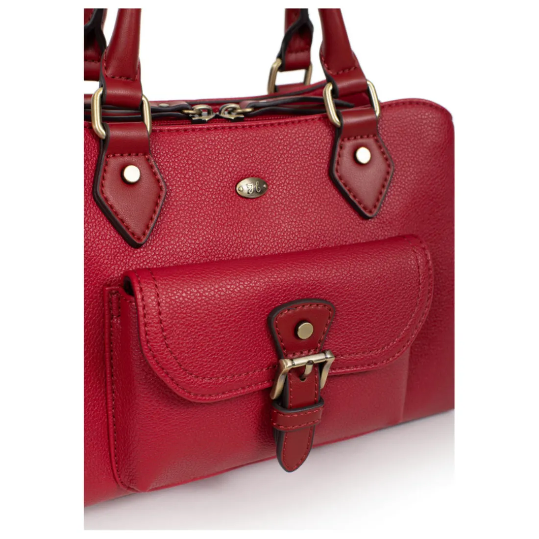 Sac porté travers RONDA Carmin Cleo rouge