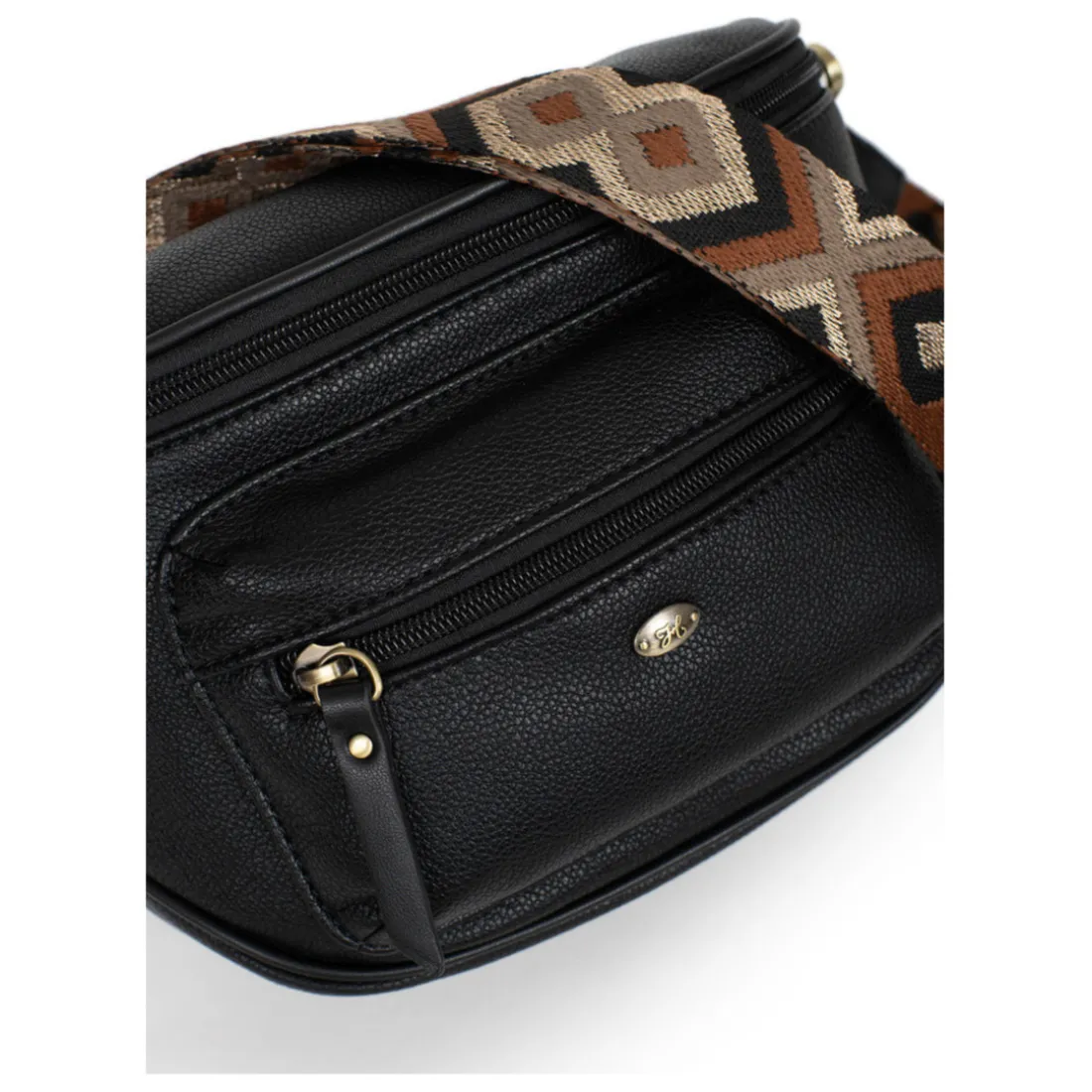 Sac porté travers RONDA Noir Zadie