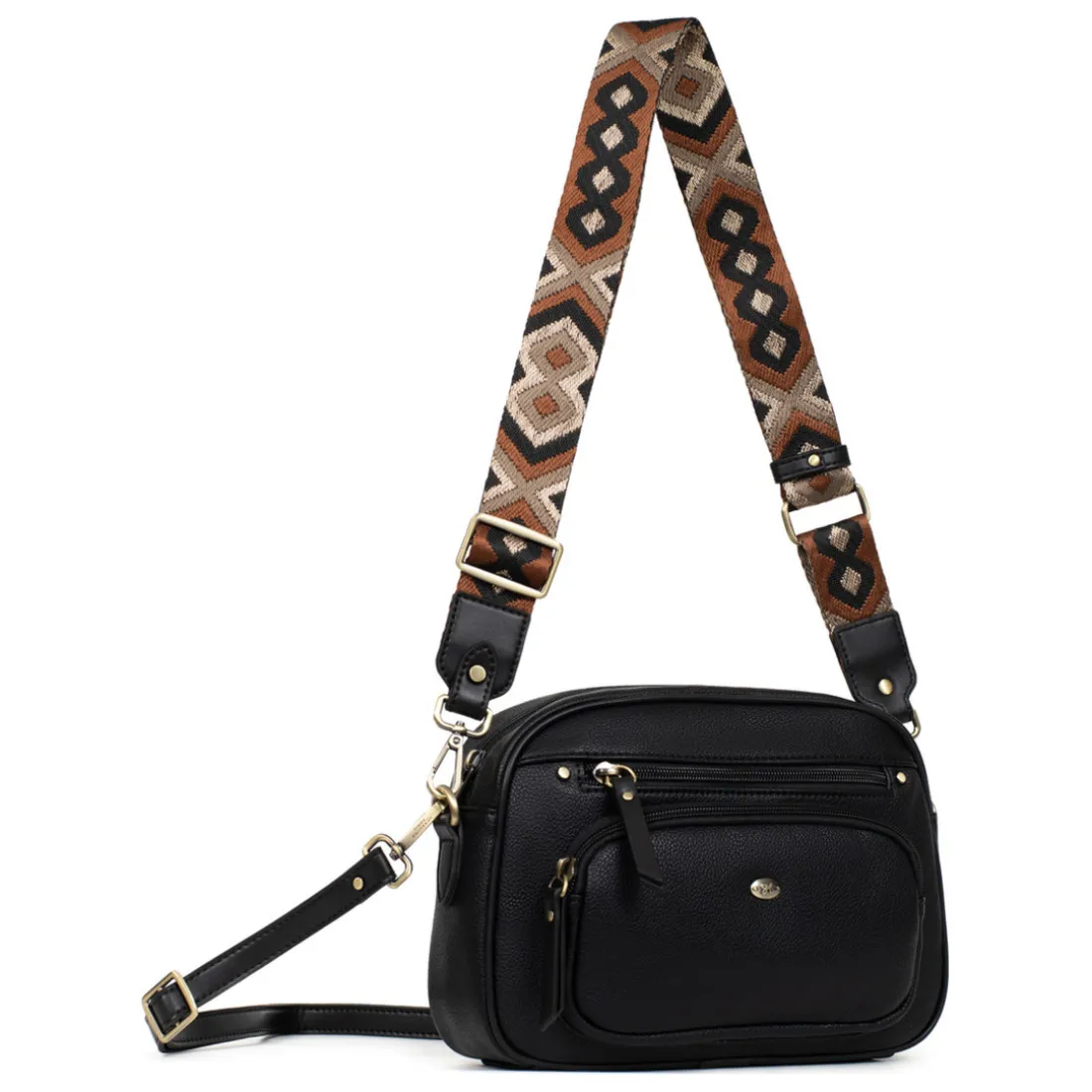 Sac porté travers RONDA Noir Ruby