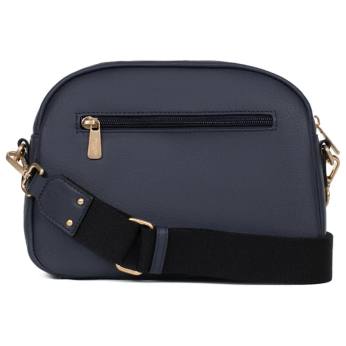 Sac porté travers TAIMA Bleu nuit en cuir Fleur