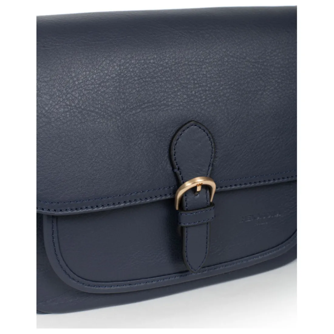 Sac porté travers TAIMA Bleu nuit en cuir Beth