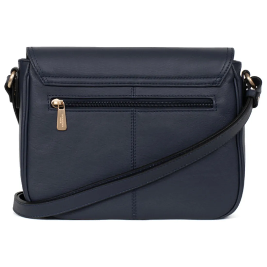 Sac porté travers TAIMA Bleu nuit en cuir Beth