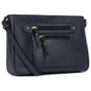 Sac porté travers TAIMA Bleu nuit en cuir Maia
