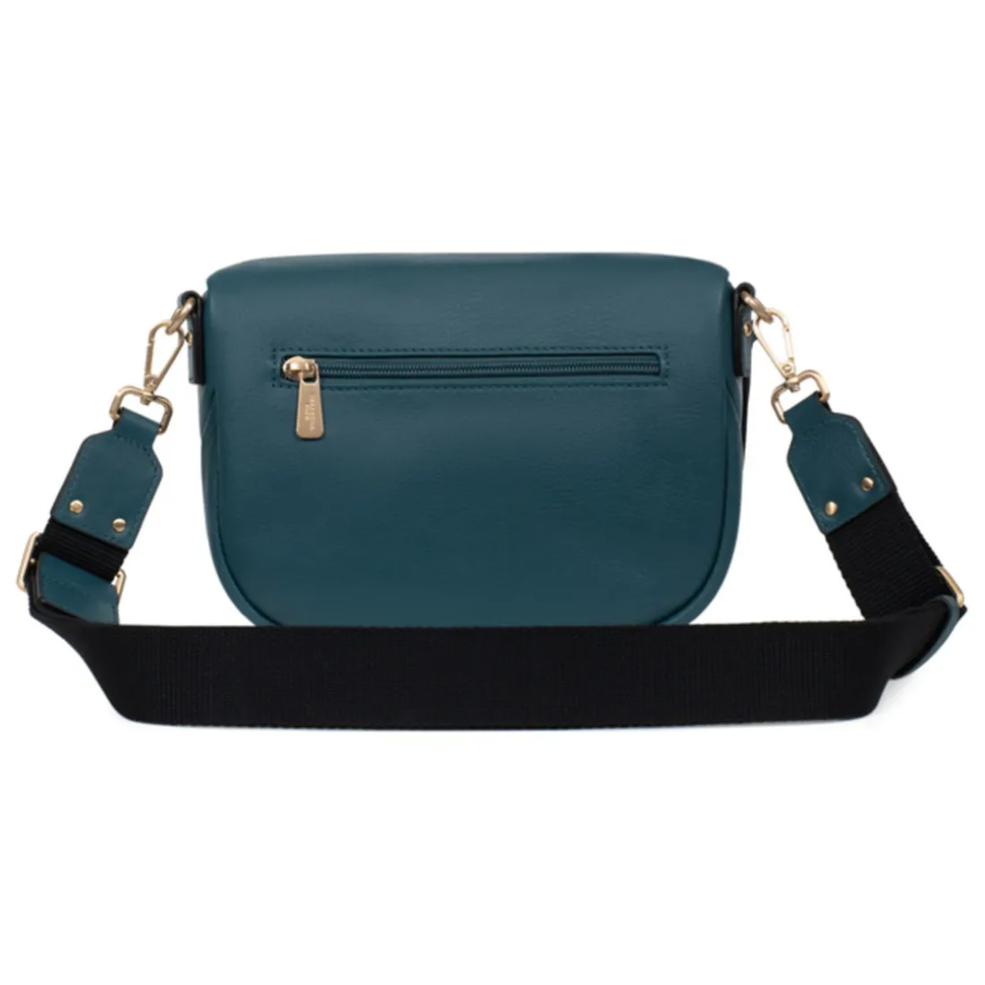 Sac porté travers TAIMA Bleu pétrole en cuir Zola