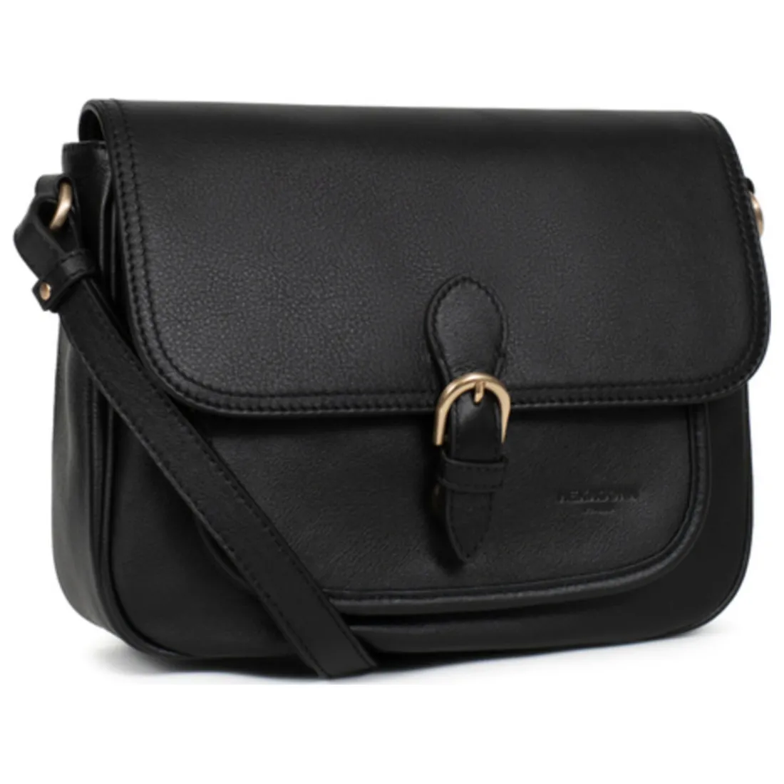 Sac porté travers TAIMA Noir en cuir Zadie