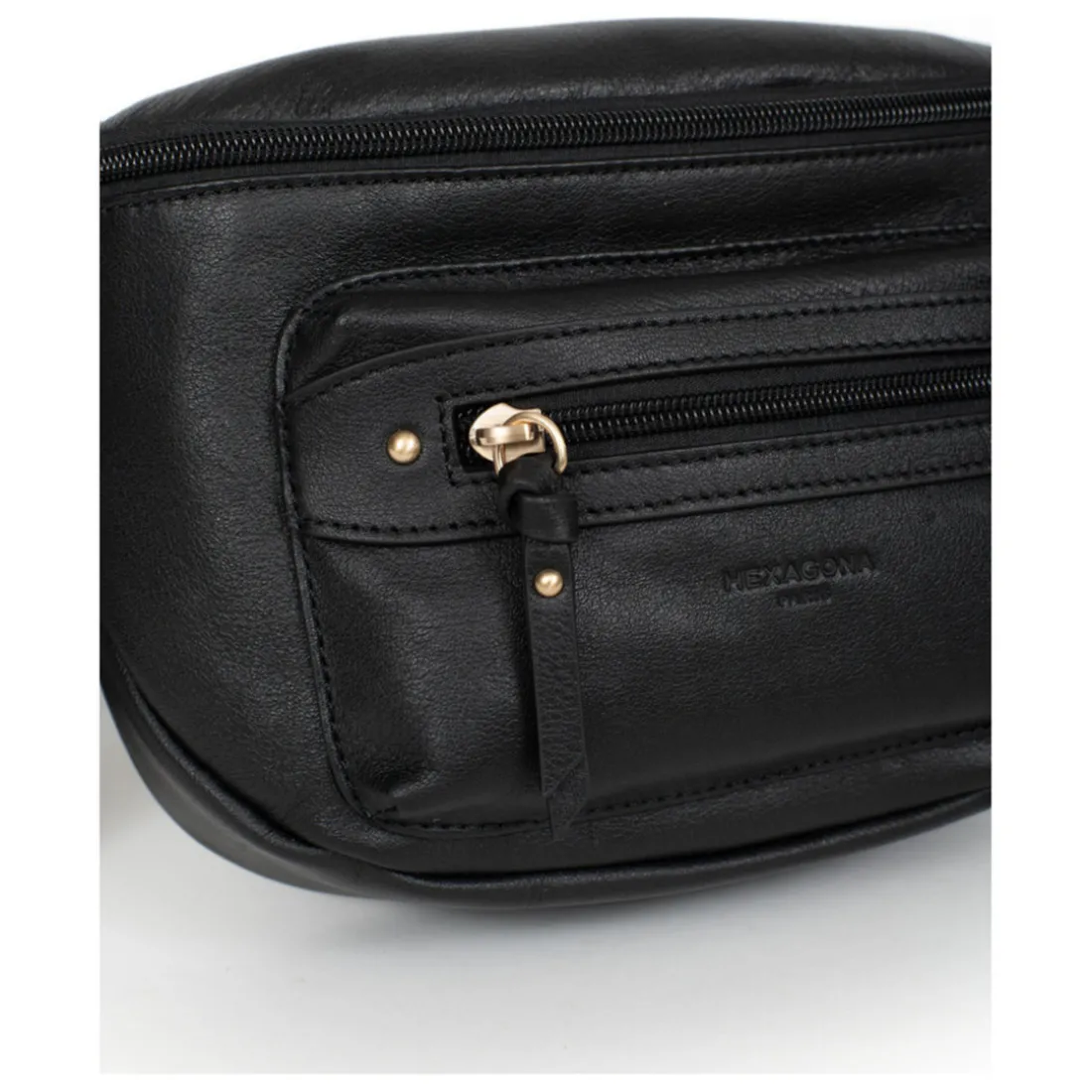 Sac porté travers TAIMA Noir en cuir Pax