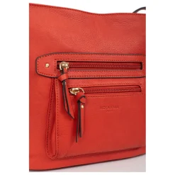 Sac porté travers TAIMA Orange en cuir Vera