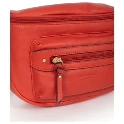 Sac porté travers TAIMA Orange en cuir Adele