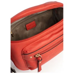 Sac porté travers TAIMA Orange en cuir Adele