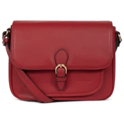 Sac porté travers TAIMA Rouge foncé en cuir Vera