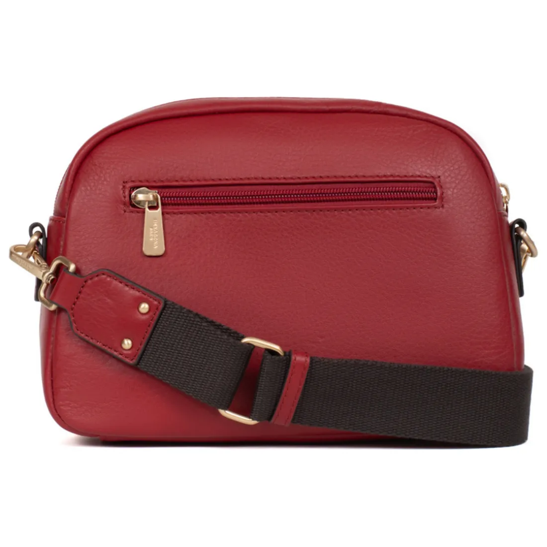Sac porté travers TAIMA Rouge foncé en cuir Ella