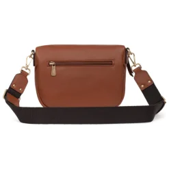 Sac porté travers TAIMA Terre en cuir Elle