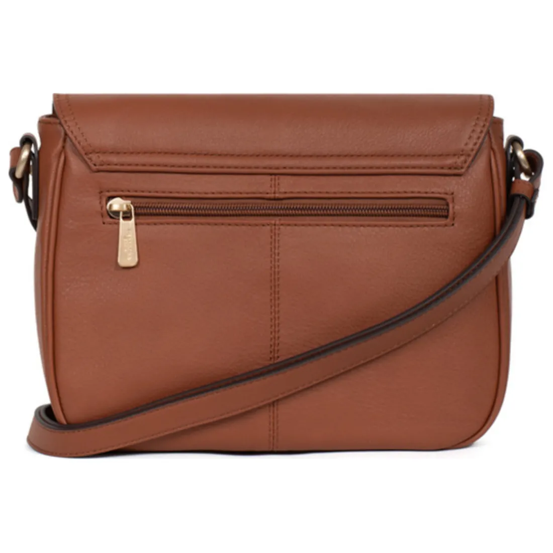 Sac porté travers TAIMA Terre en cuir Ode